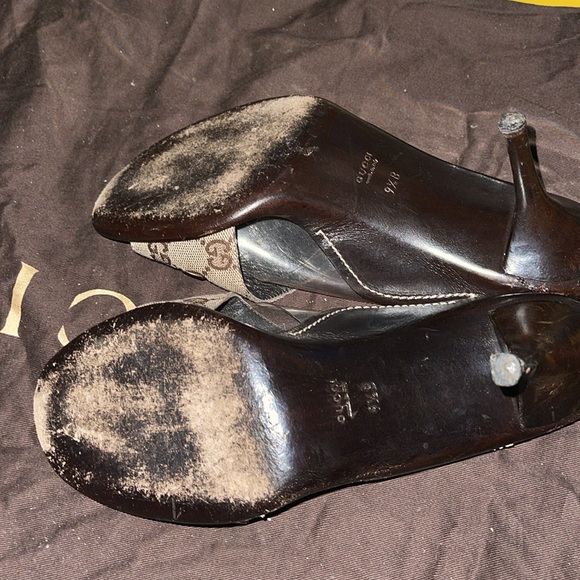 Gucci see through heels size 9 1/2 sandal - Picture 3 of 5